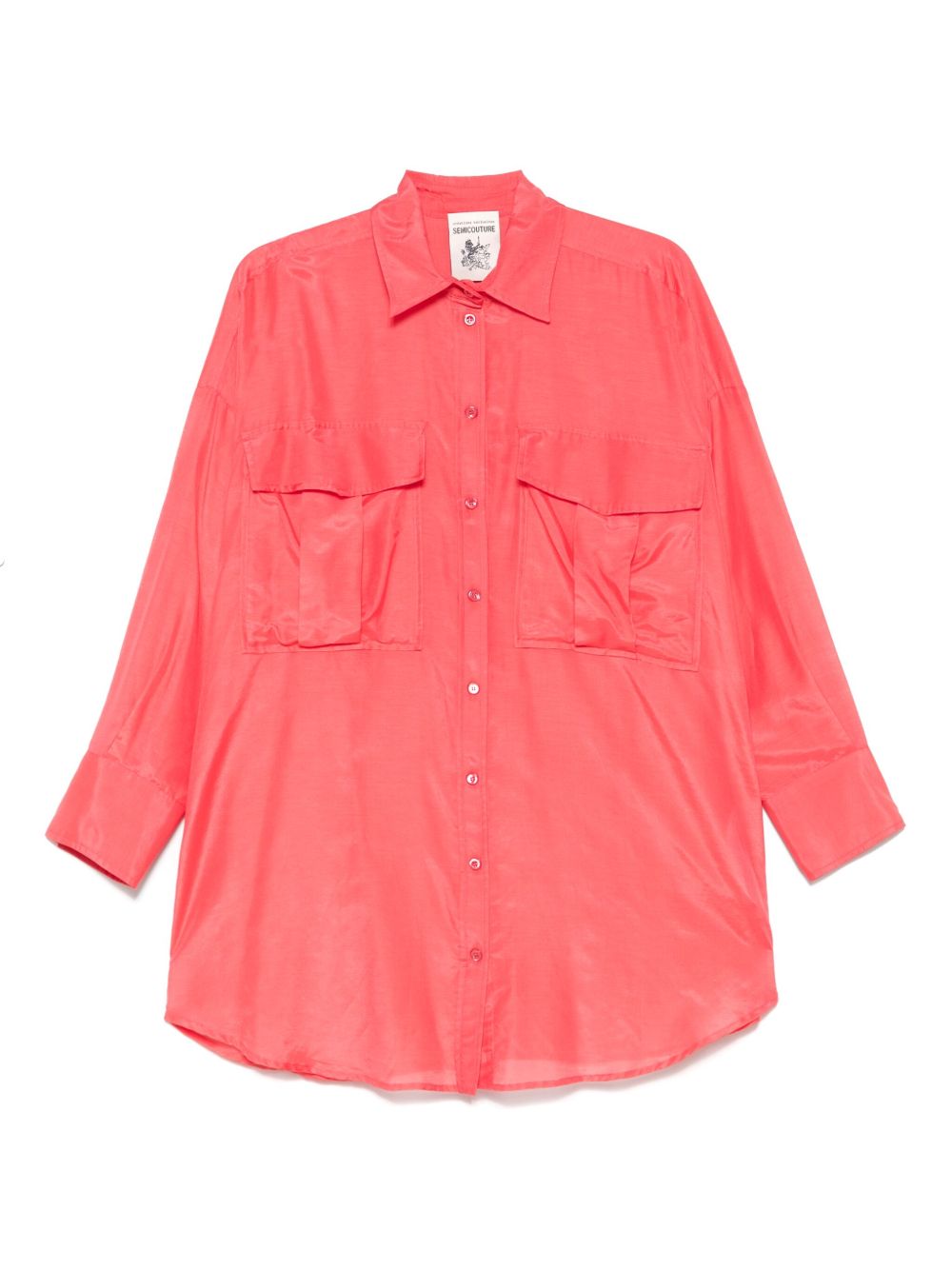 Semicouture Cotton Shirt In Pink