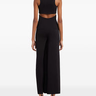 Courreges Infinity Jersey Pants In Black