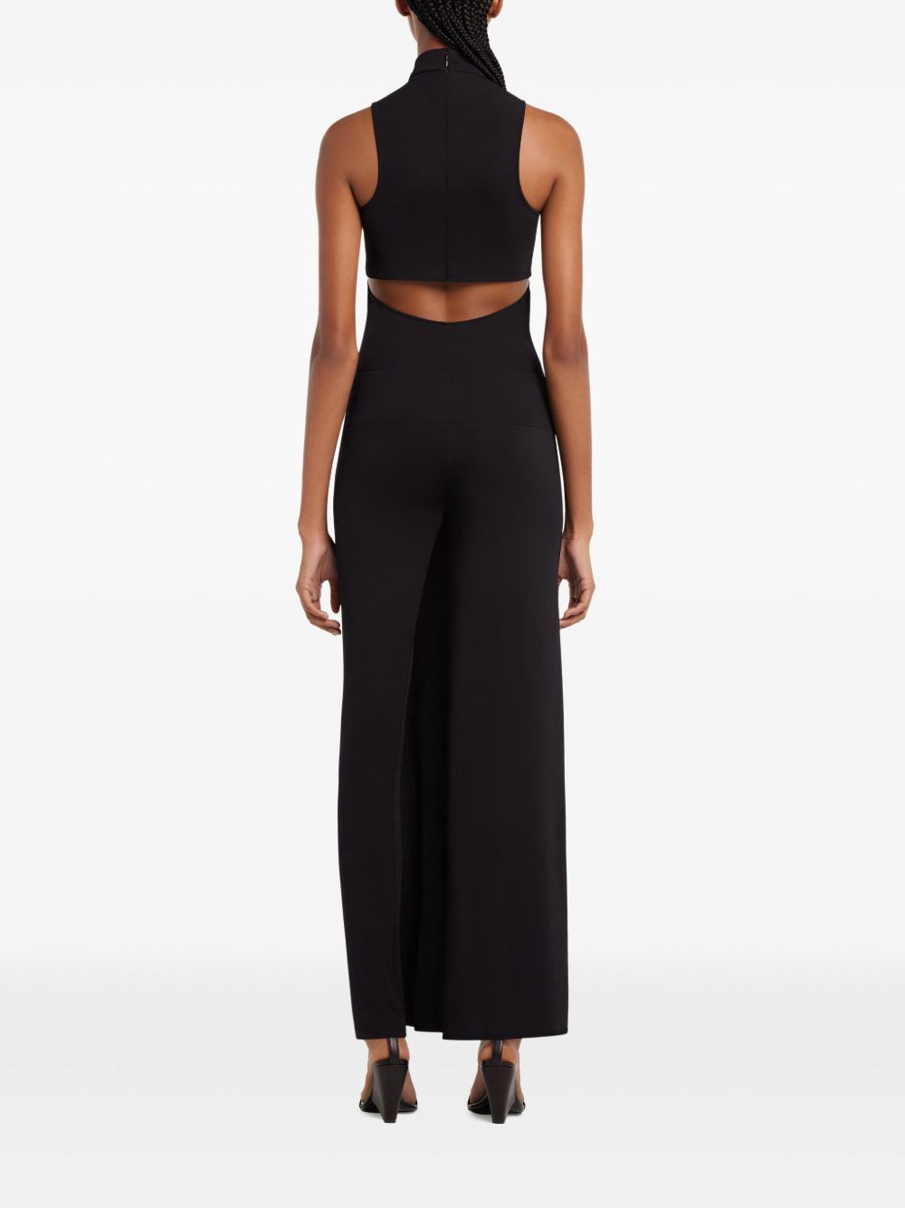 Courreges Infinity Jersey Pants In Black