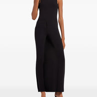 Courreges Infinity Jersey Pants In Black