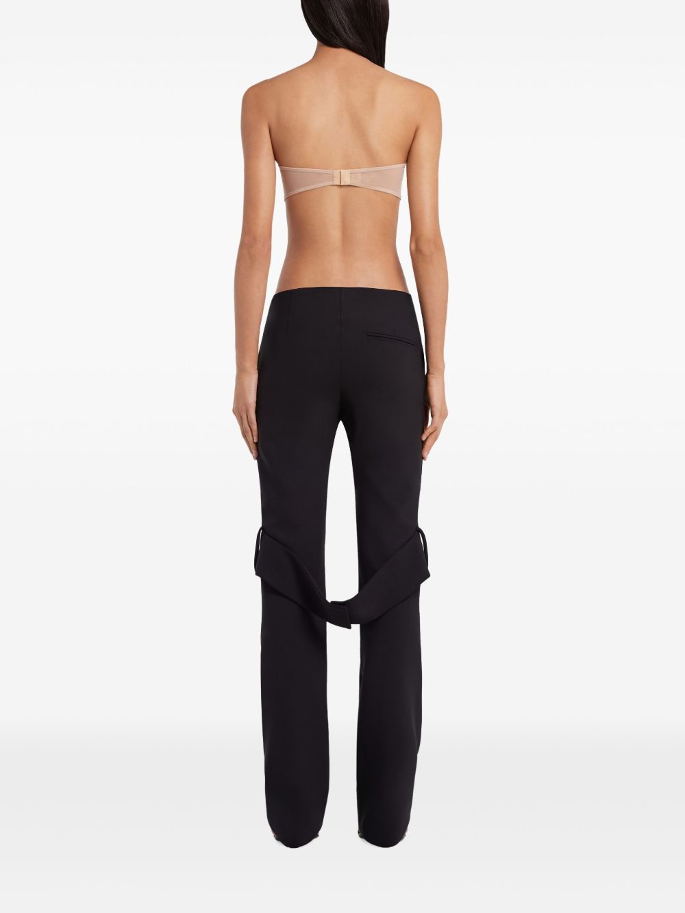 Courreges Illusion Top In Black