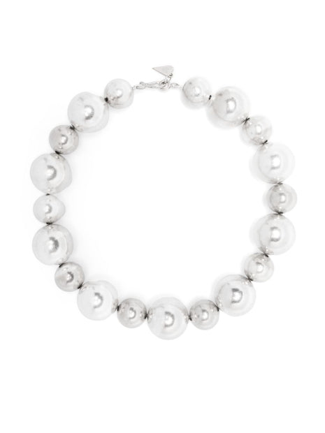 Forte Forte Silver Oversized Pearl Necklace