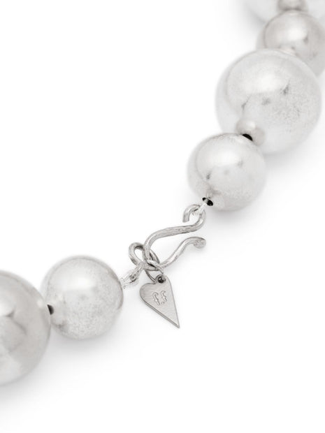 Forte Forte Silver Oversized Pearl Necklace