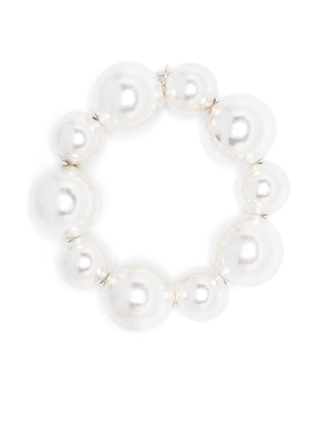 Forte Forte Silver Oversized Pearl Bracelet