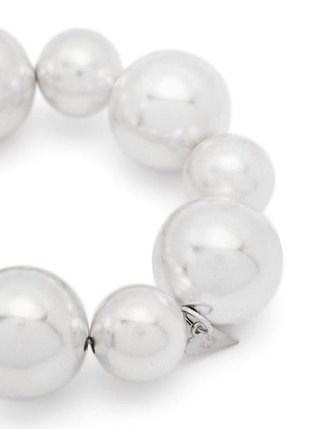 Forte Forte Silver Oversized Pearl Bracelet
