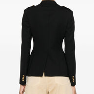 Tagliatore J-Darlene Wool Double Breasted Jacket In Black