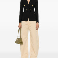 Tagliatore J-Darlene Wool Double Breasted Jacket In Black