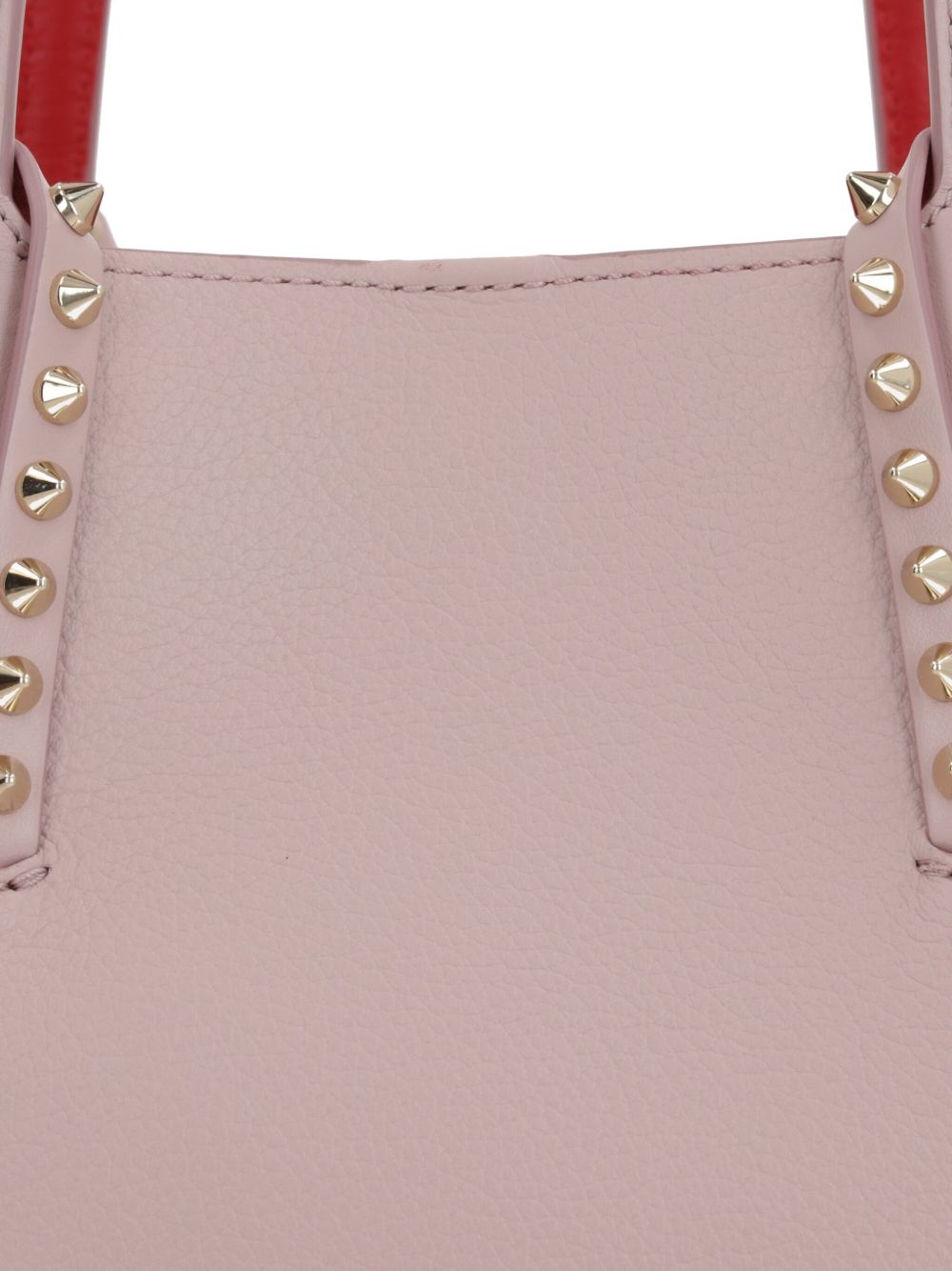 Christian Louboutin Cabata Small Leather Tote In Pink