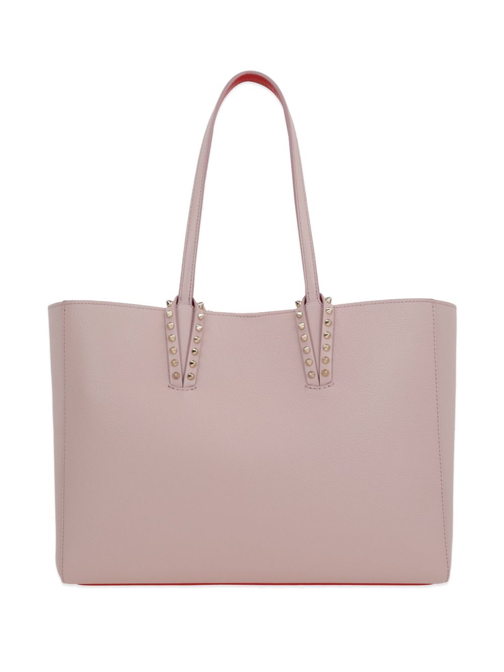 Christian Louboutin Cabata Small Leather Tote In Pink
