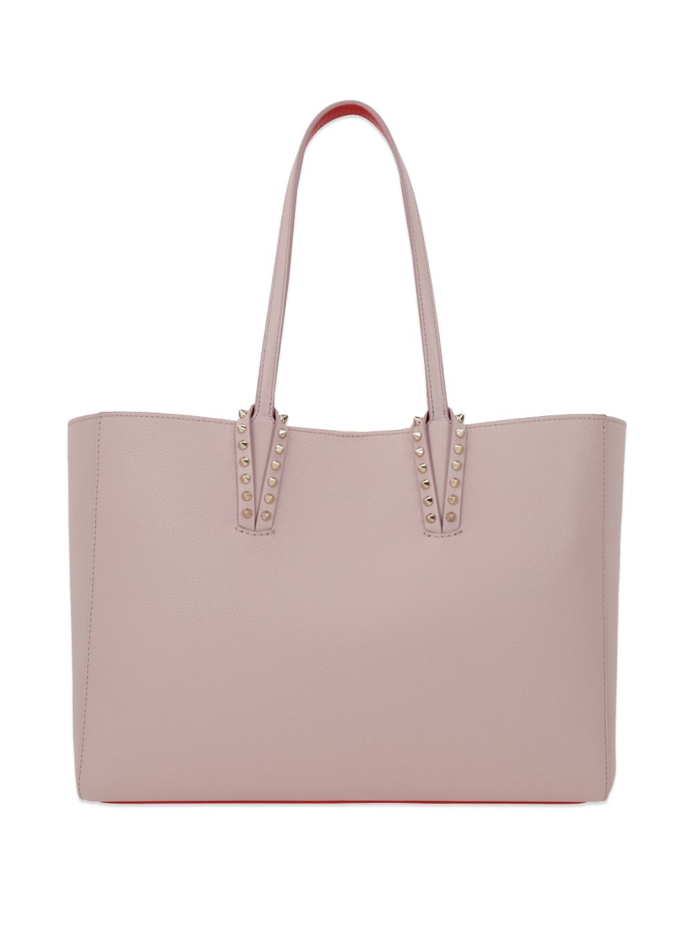 Christian Louboutin Cabata Small Leather Tote In Pink