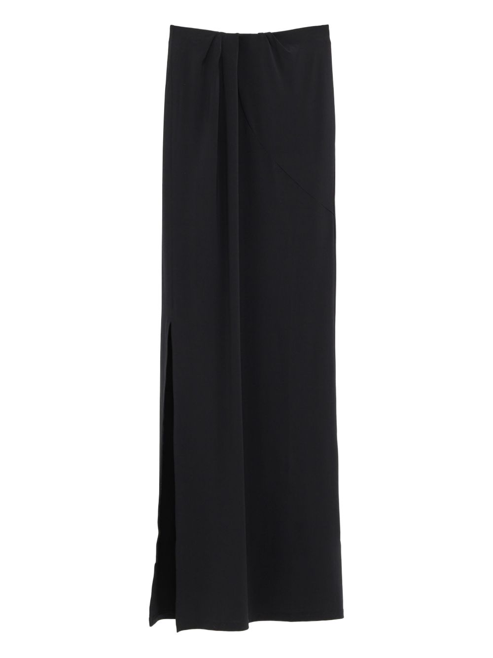 JACQUEMUS Peplo Maxi Skirt In Black