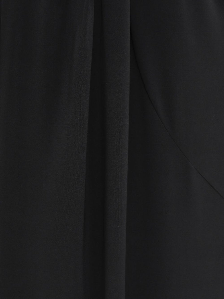 JACQUEMUS Peplo Maxi Skirt In Black