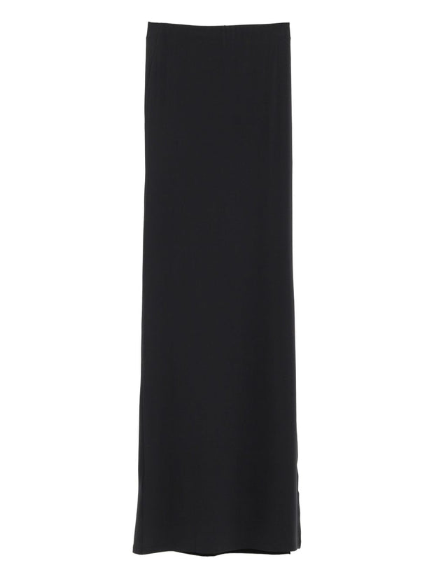 JACQUEMUS Peplo Maxi Skirt In Black