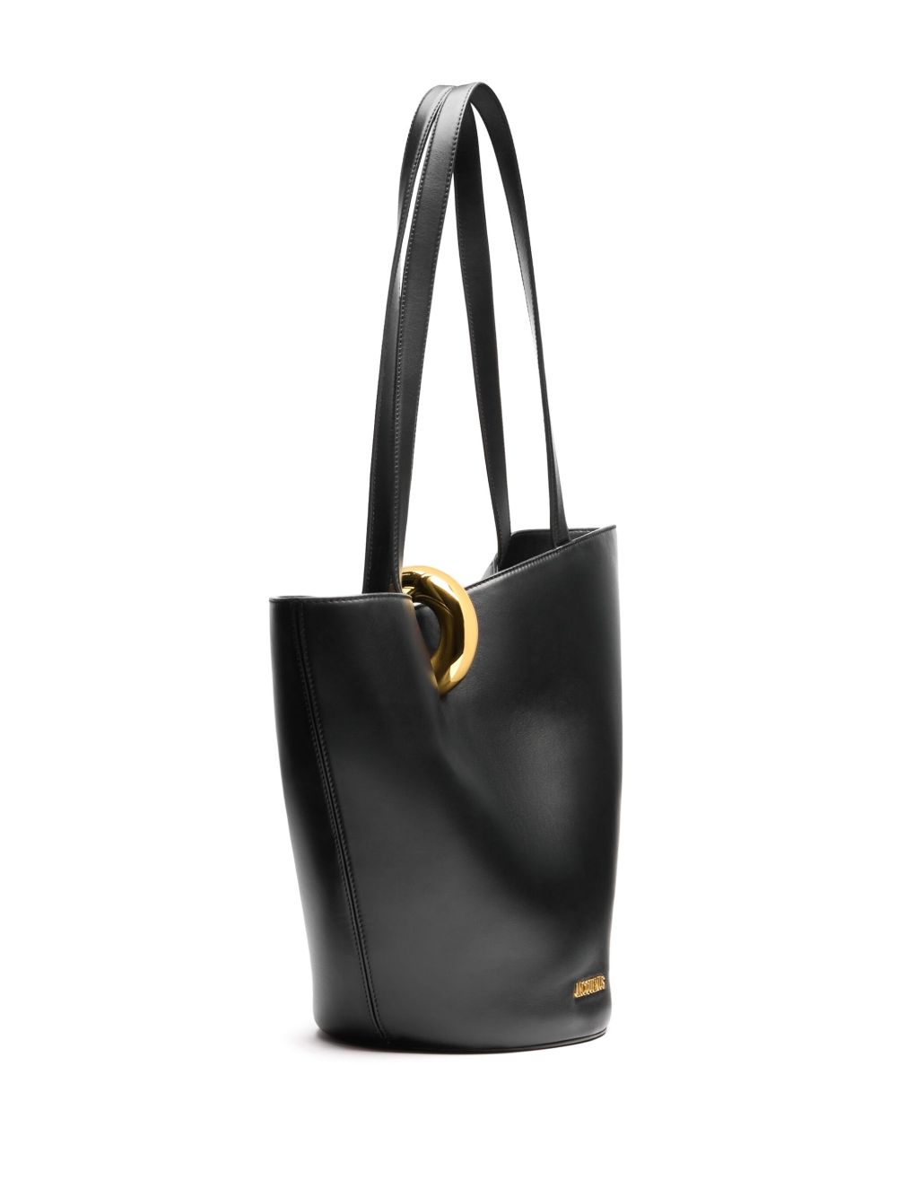 JACQUEMUS Le Bambola Moyen Shoulder Bag In Black
