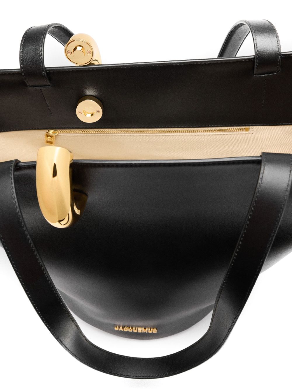 JACQUEMUS Le Bambola Moyen Shoulder Bag In Black