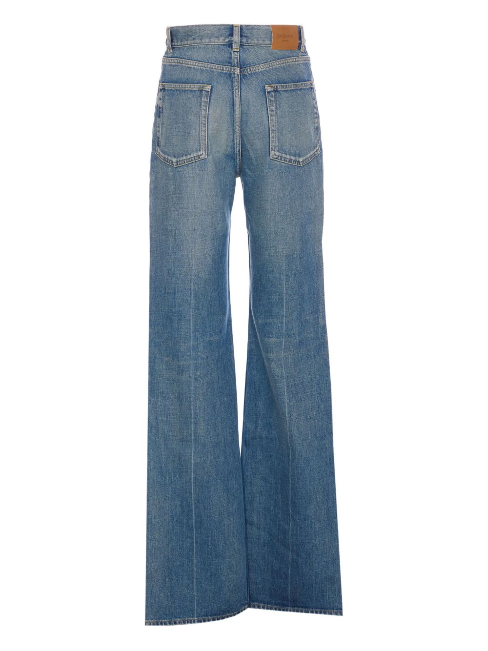 Saint Laurent 70's Jeans In Clear Blue