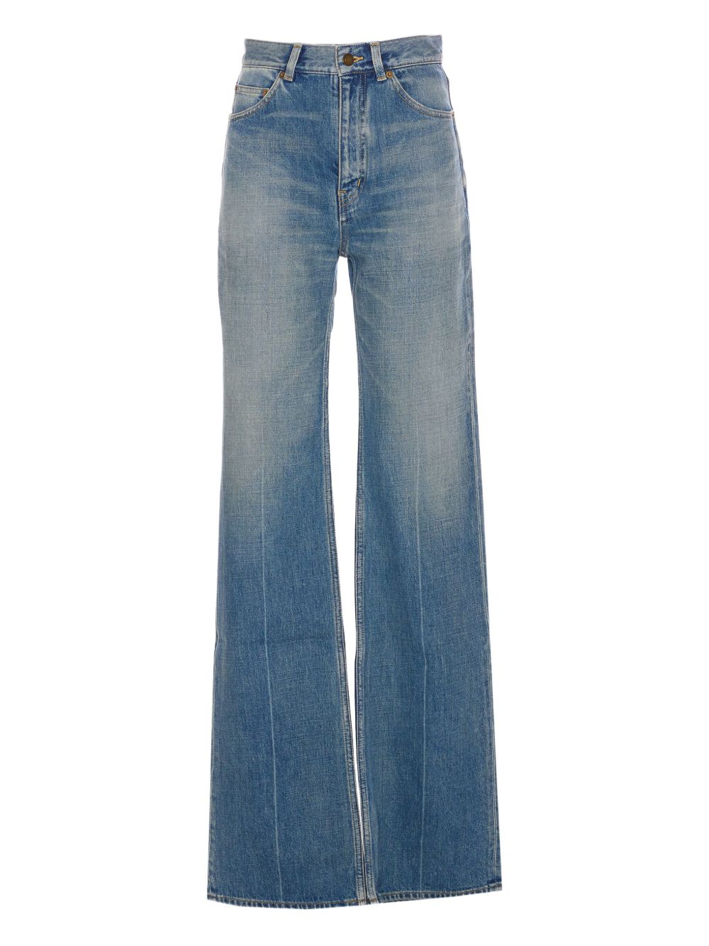 Saint Laurent 70's Jeans In Clear Blue