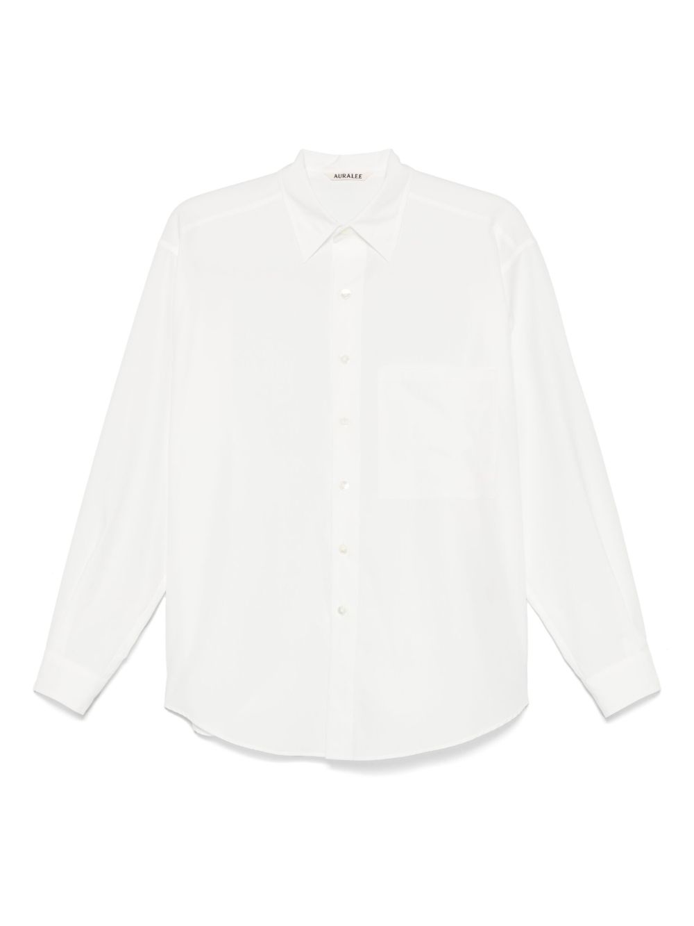 AURALEE Cotton Shirt In White