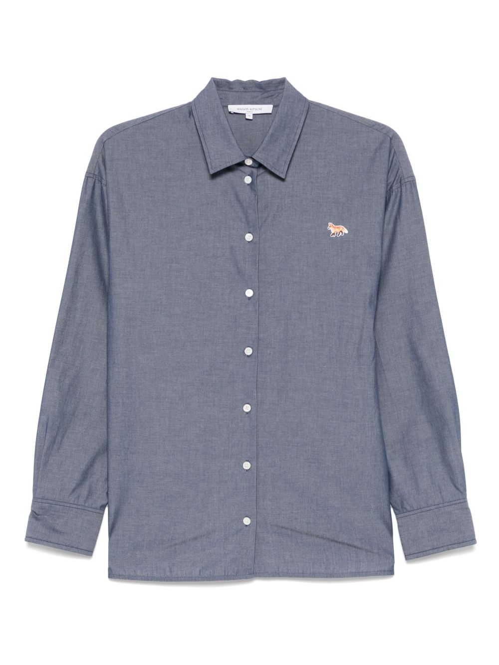 MAISON KITSUNE' Cotton Shirt In Blue