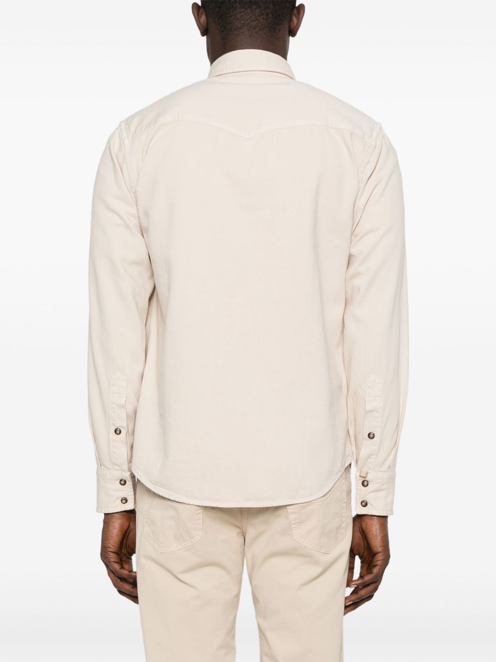 Jacob Cohen Cotton Shirt In Beige