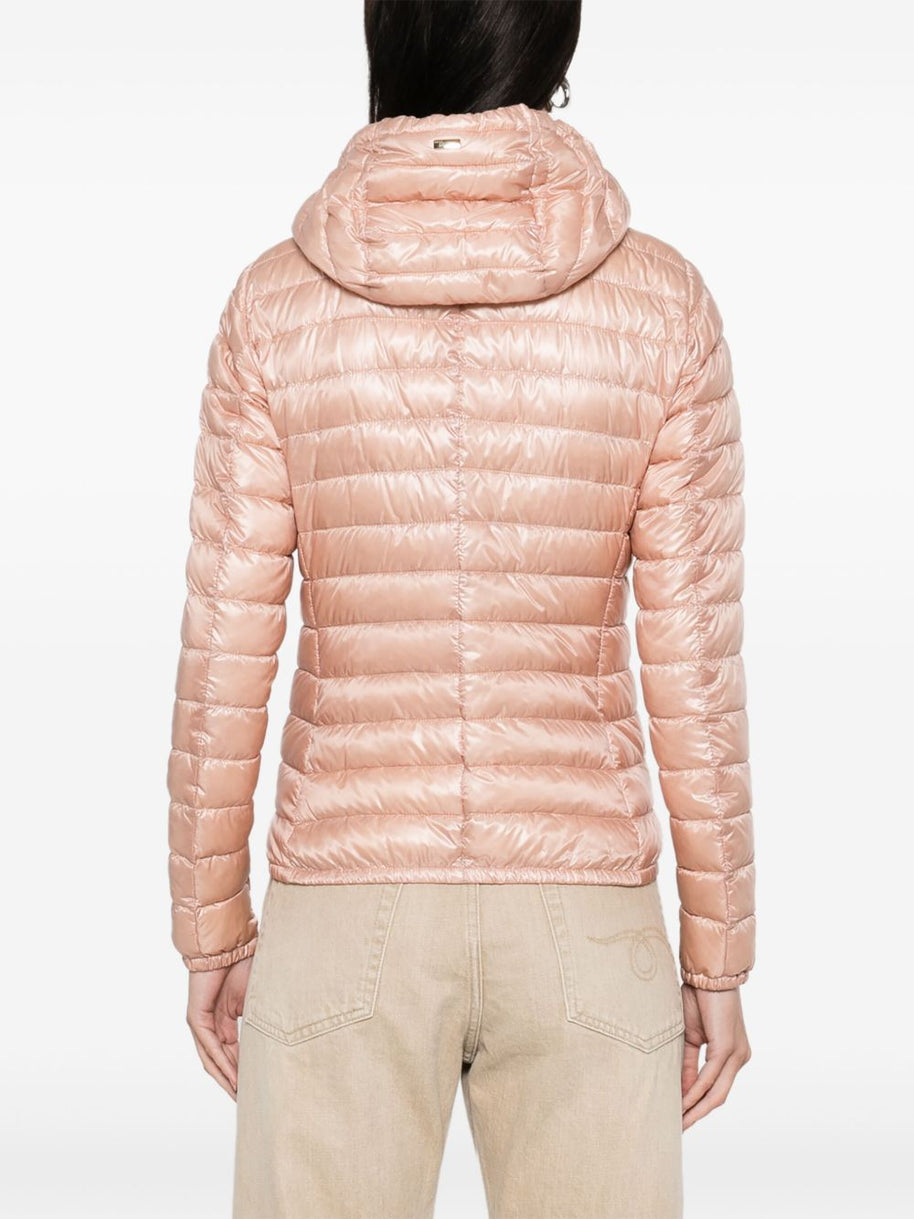 Herno Short Down Jacket In Pink