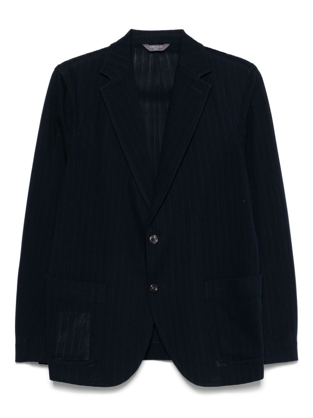 Circolo 1901 Double Breasted Jacket In Blue