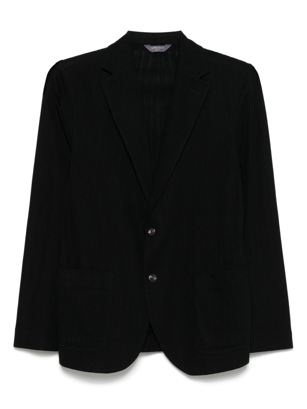 Circolo 1901 Single Breasted Jacket In Black