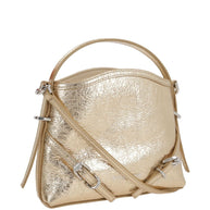 Givenchy Voyou Nano Leather Shoulder Bag - Golden
