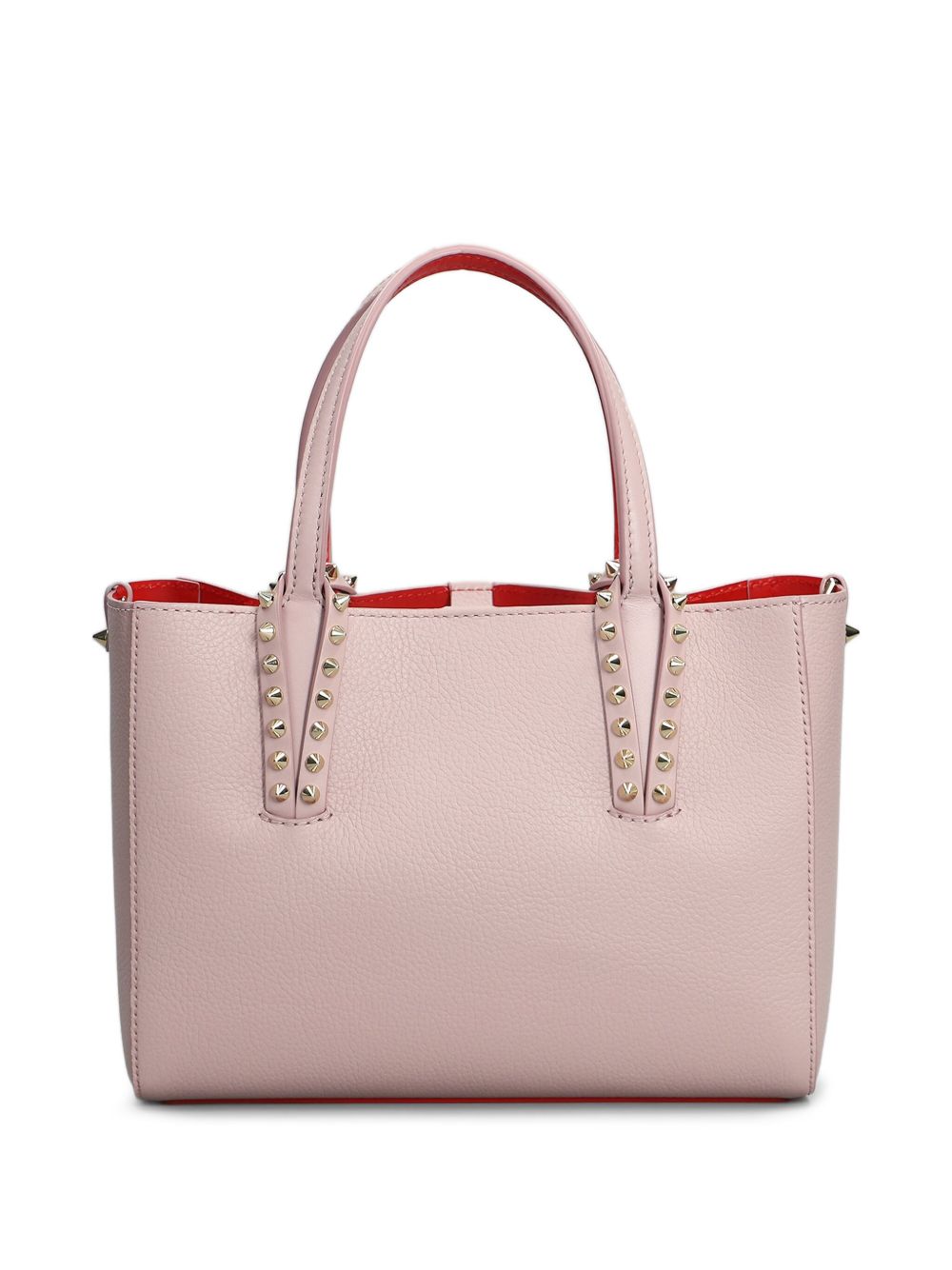 Christian Louboutin Cabata Mini Leather Tote Bag In Pink