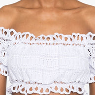 Ermanno Scervino Off-shoulder Lace-detail Top