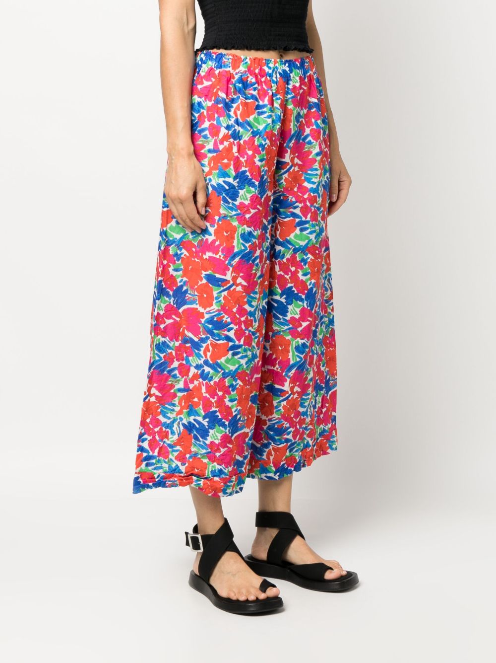 Daniela Gregis Wide Leg Trousers In Blue