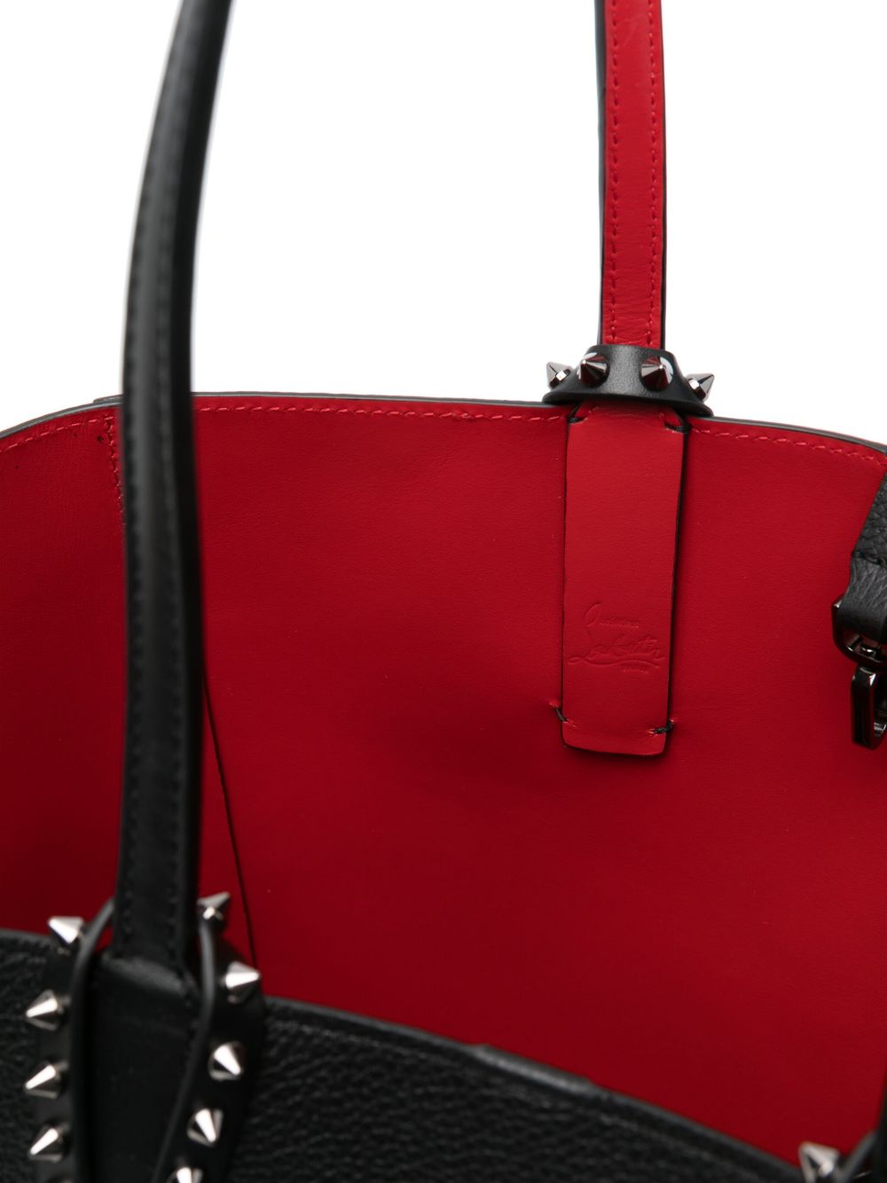 Christian Louboutin Cabata Small Tote Bag In Black