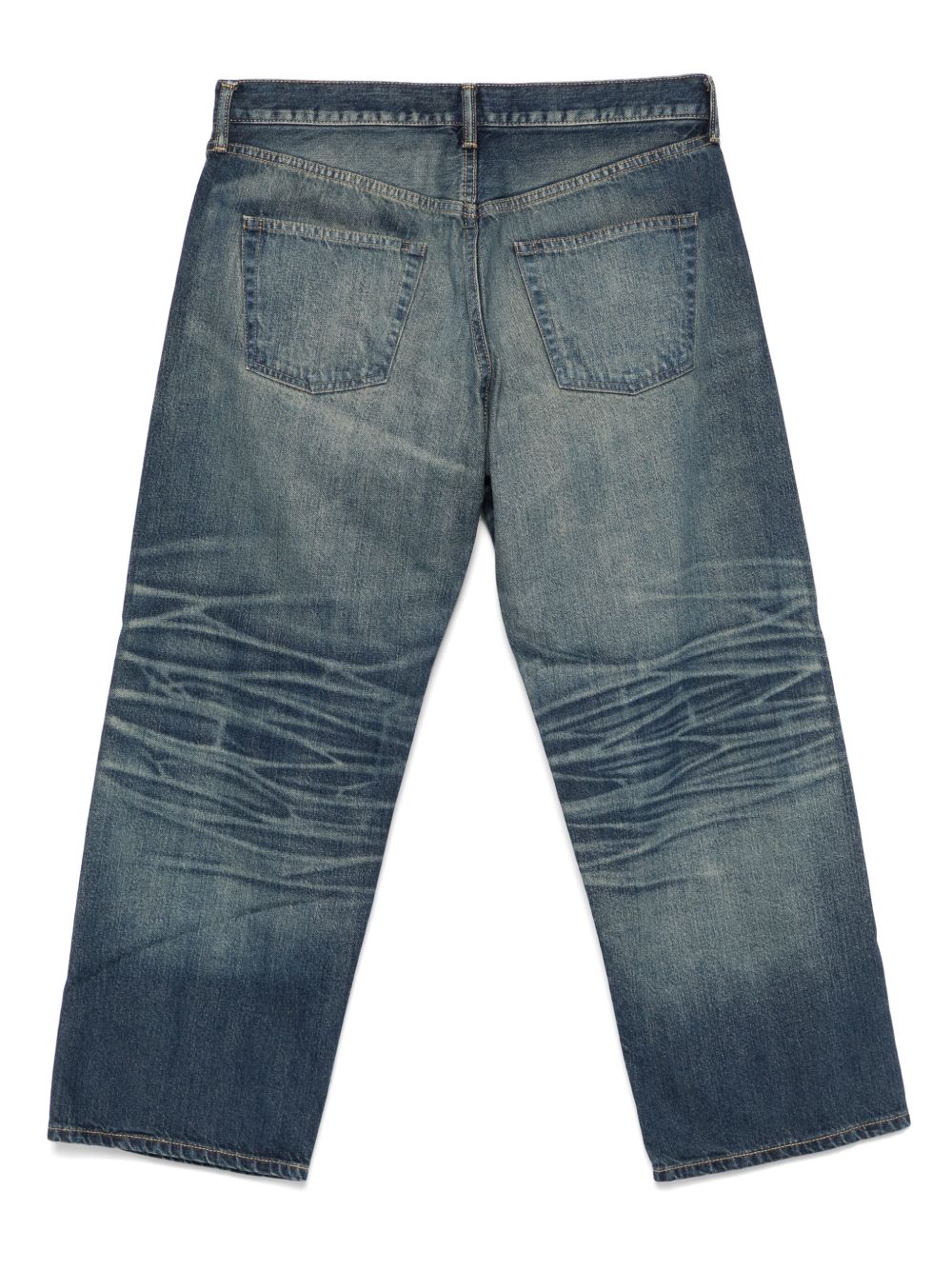 Junya Watanabe Cropped Jeans In Blue