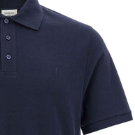 Saint Laurent Polo Shirt In Blue