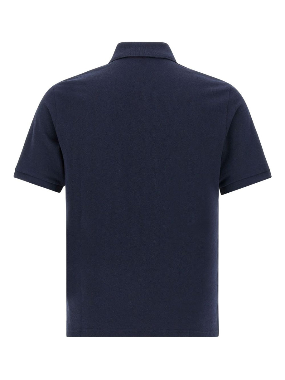 Saint Laurent Polo Shirt In Blue