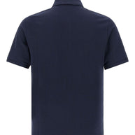 Saint Laurent Polo Shirt In Blue