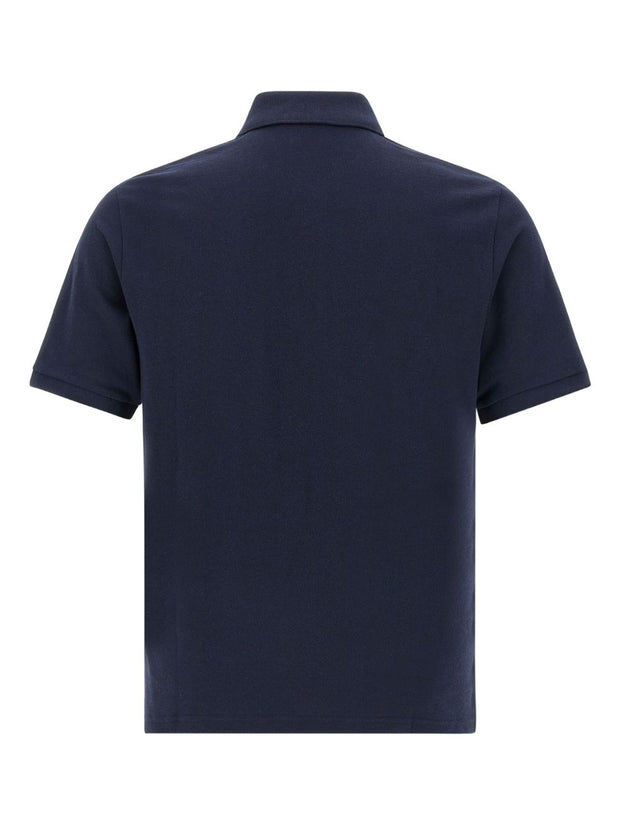 Saint Laurent Polo Shirt In Blue