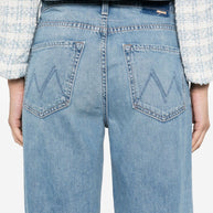 Mother The Dodger Sneak Jeans Clear Blue