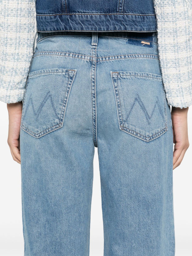 Mother The Dodger Sneak Jeans Clear Blue