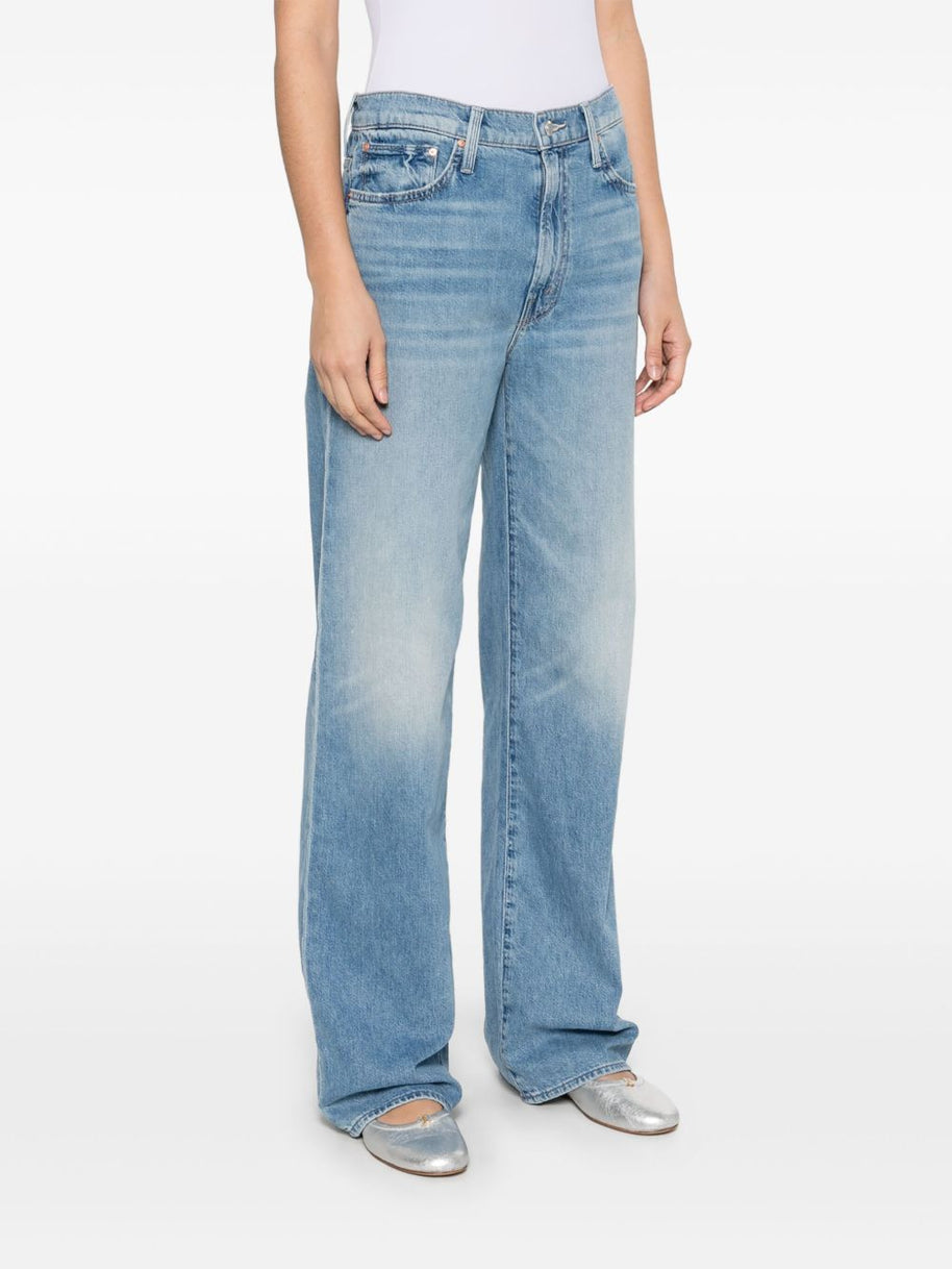 Mother The Dodger Sneak Jeans Clear Blue