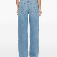 Mother The Dodger Sneak Jeans Clear Blue