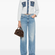Mother The Dodger Sneak Jeans Clear Blue