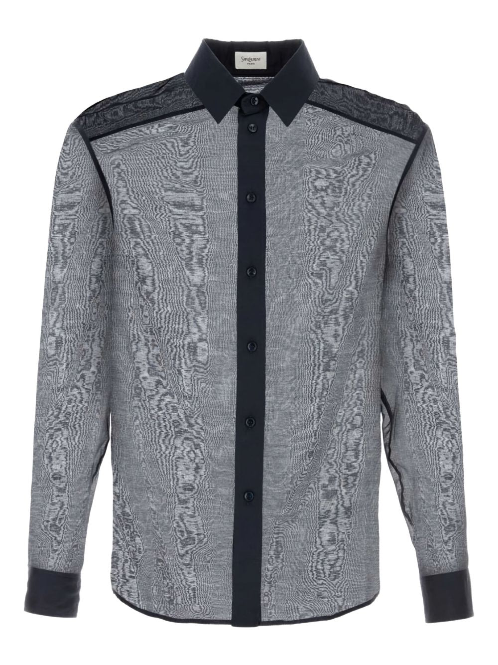 Saint Laurent Sheer Shirt in Blue