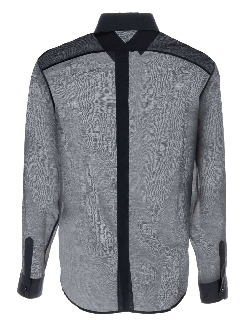Saint Laurent Sheer Shirt in Blue