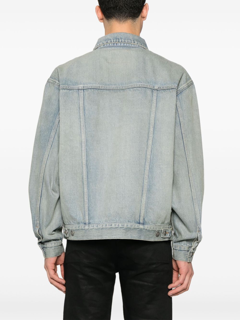 Saint Laurent Denim Trucker Jacket in Blue