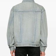 Saint Laurent Distressed Denim Jacket