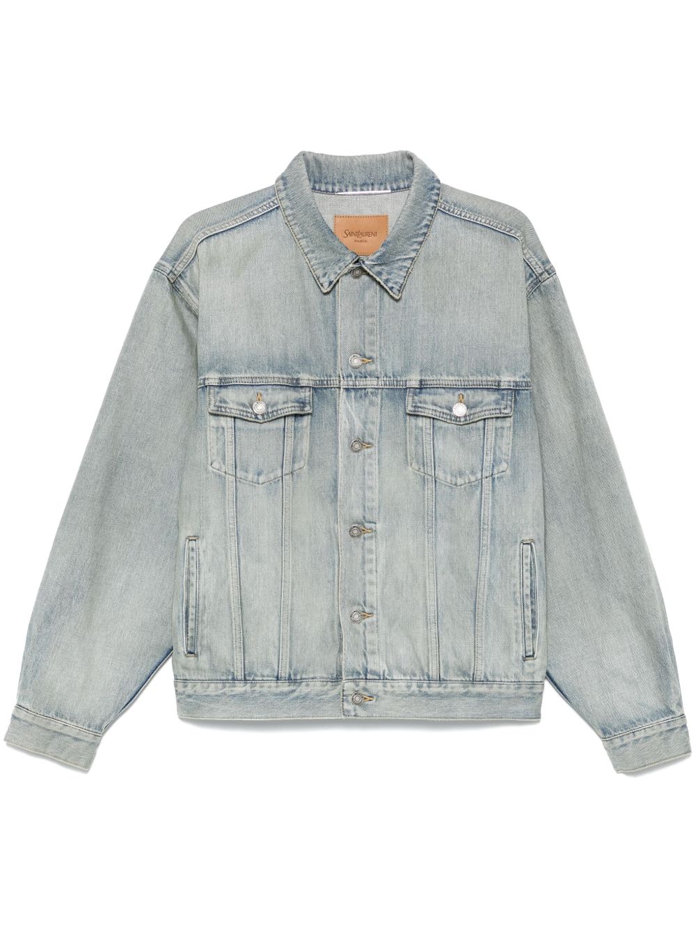 Saint Laurent Denim Trucker Jacket in Blue