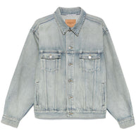 Saint Laurent Distressed Denim Jacket
