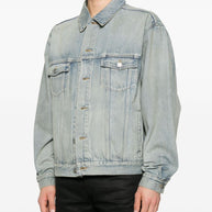 Saint Laurent Distressed Denim Jacket
