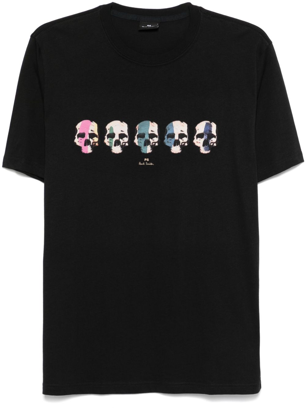 Paul Smith Skull Cotton T-shirt In Black